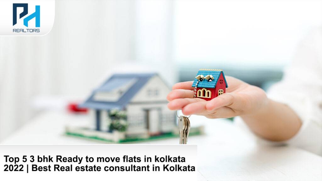 3 Bhk ready to move flats in kolkata